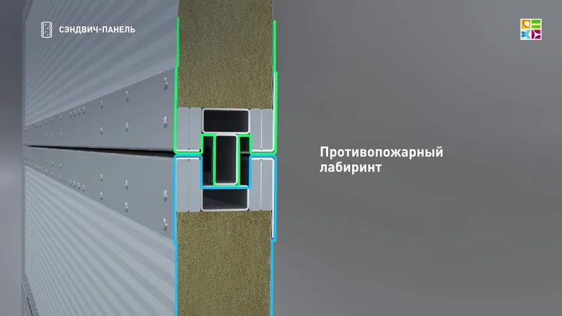 Противопожарный лабиринт